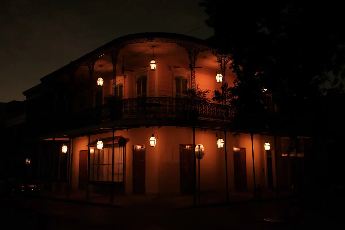 Marigny Neighborhood During Power Outage